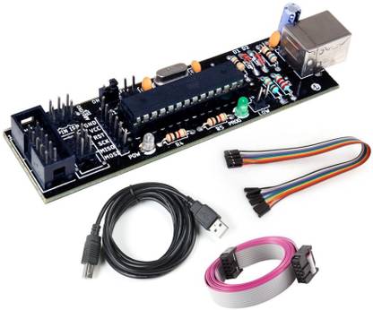 SunRobotics SunLab AVR USBASP Programmer USBISP For ATMEL Ateml-51 /AT89Cxx-AT89S5x- Attiny-Atmega-Atxmega-Atc24xx EEPROM and Adruino Bootloader ISP Programmer With FRC Cable Electronic Components Electronic Hobby Kit
