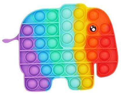 tommy toy Elephant SHAPE POP IT Toys, Push Pop Bubble Fidget Sensory Toy, Toy for Kids 1 Gag Toy