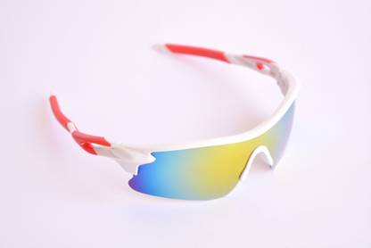 Cereto Sports Googles UV Protection For Boys Cricket Goggles/ Cycling Sunglasses (RED) Cycling Goggles