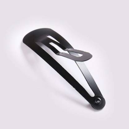 Gool Black Metal Tic Tac Hair Clips for Women Pack of 12 Pieces(6 Pair) Tic Tac Clip