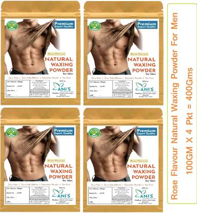 ANI'S Natural Rose Hair Removal Powder-Instant Hair Remover For Men Wax