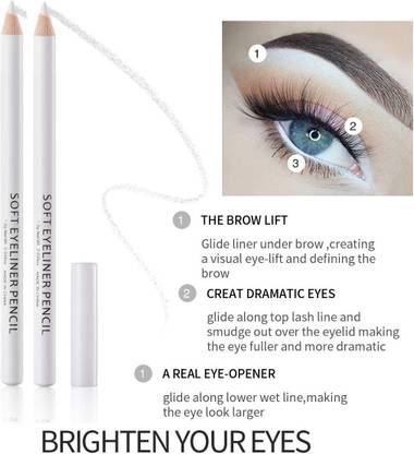 REIMICHI BEST PIGMENTED WATER PROOF OR SMUDGE PROOF BOLD WHITE PENCIL KAJAL