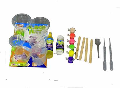 J S Limitless Shopping Slime Art Box for Kids/ Make Slime at Home