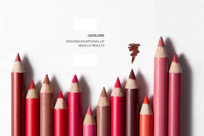 Herrlich 100 % Non-dizzy Texture Waterproof Long-lasting Lip Liner Set