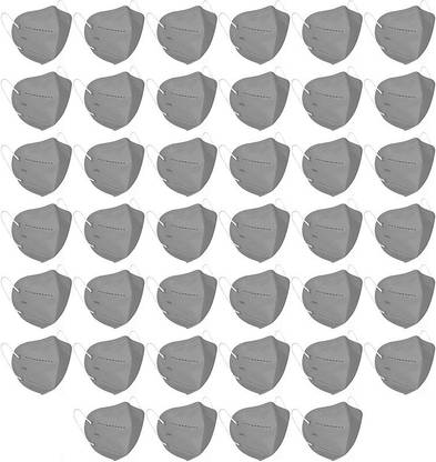 BJ FASHIONS 5 Layer Nonwoven Fabric Face Mask 5 Layered N95 Face Mask For Men's And Women's Non-Reusable Cloth Mask