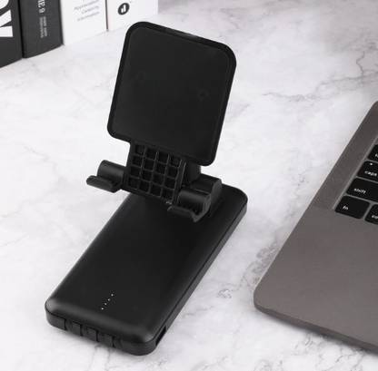 Shree Traders Multi-functional phone holder stand with power bank With All type Cable Mobile Holder