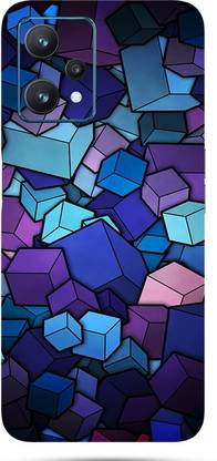 Mclaxa Cubes Mobile Back Skin, Cubes, REALME 9PRO Mobile Skin