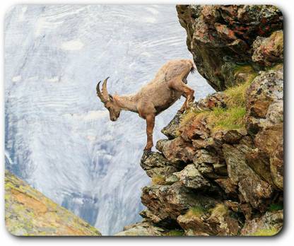 MIKKA Computer Mouse Mat - Alpine Goat Zermatt Switzerland Office Gift #16515 Mousepad