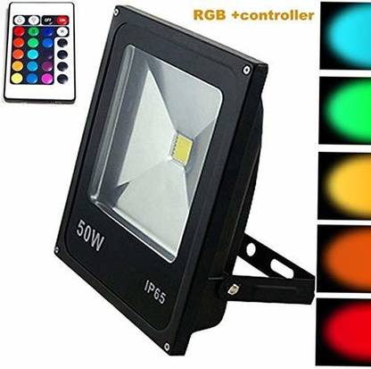 Reo Lites 50w Multicolor Floodlight (RGB) Flood Light Outdoor Lamp