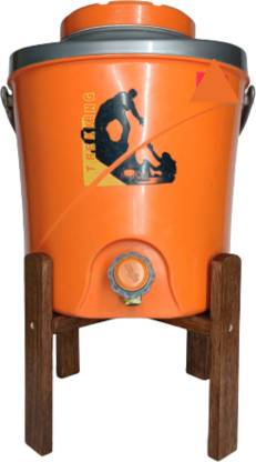 Numberdaar Crafts WOODEN WATER COOLER STAND/POT STAND/ MULTIPURPOSE STAND/CONTAINER STAND/BROWN Plant Container Set