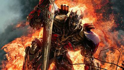 transformers age of extinction art optimus prime robot Wall Poster Print on Art Paper 13x19 Inches Paper Print