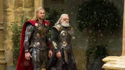 thor the dark world 2013 snow walk main characters Wall Poster Print on Art Paper 13x19 Inches Paper Print
