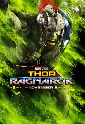 marvel THOR RAGNAROK NO. 2 Wall Poster Print on Art Paper 13x19 Inches Paper Print