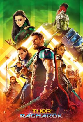 marvel THOR RAGNAROK NO. 12 Wall Poster Print on Art Paper 13x19 Inches Paper Print