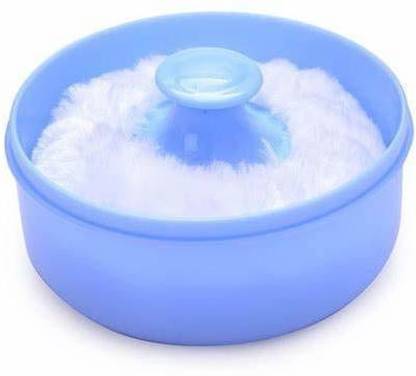 SIYAA Baby Care Powder Puff For Summer Pack Of 1 Pcs In [ MULTICOLOUR ] With Case