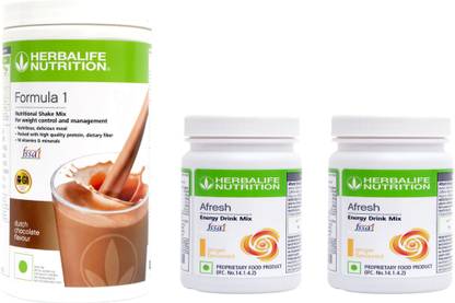 HERBALIFE Formula 1 ShakeCHOCOLATE+GINGER+Protein Powder 200 GSTRAWBram Protein Shake