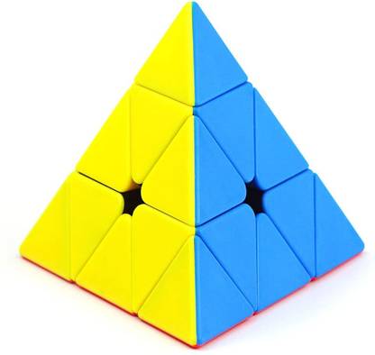 Kidosaurus Best Quality Pyramid Cube High Speed Stickerless Triangle Pyraminx Puzzle Cube