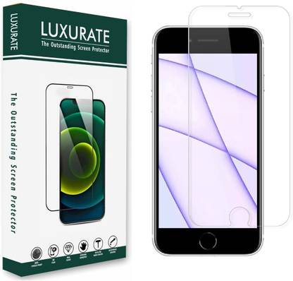 LUXURATE Tempered Glass Guard for Apple Iphone Se 3