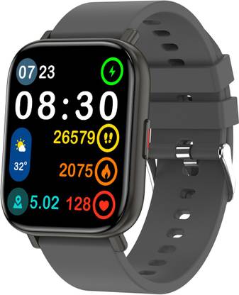 Kratos Gear Fit with 1.75" Touch Display,BT Calling,SpO2 Monitor,IP67 Water-Resistant Smartwatch