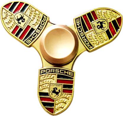 KARBD Porsche Luxury Car Design Gold Fidget Spinner Ultra Speed Metal Wind Spinner Toy