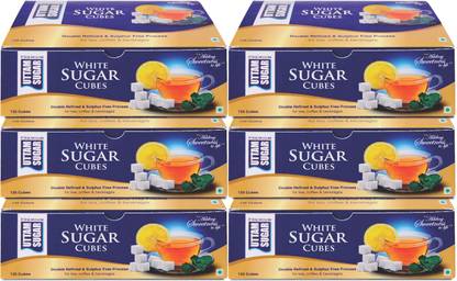 UTTAM SUGAR White Sugar Cubes (Pack of 6) Sugar