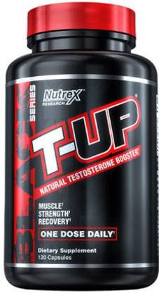 Nutrex T-UP TESTOSTERONE BOOSTER SUPPLEMENT 120 CAPSULES | Raise Total Testosterone