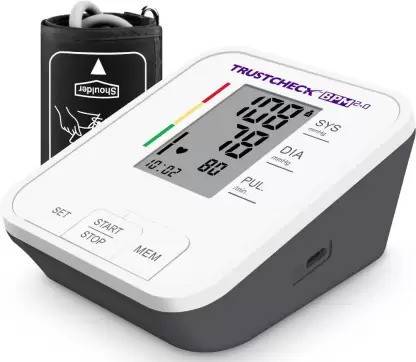 TRUSTCHECK Digital Blood Pressure Checking Machine BPM 2.0 (Model No-B56) Bp Monitor