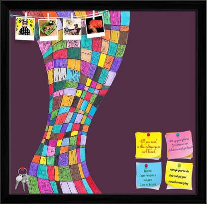 Artzfolio Doodle Marker Drawing Abstract Background Design Notice Pin Board Soft Board Cork Bulletin Board