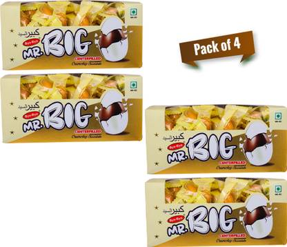 Bye-Bye Mr. Big Crunchy Chocolate Egg Shaped 875 gm x 4 Box Egg Shaped Candy Pack of 4 Chocolate Candy