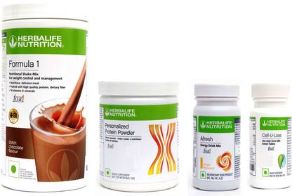 HERBALIFE FORMULA1CHOCOLATE PROTEIN 200 G AFRESH ENERGY DRINK MIX GINGER CELL U LOSS Nutrition Drink