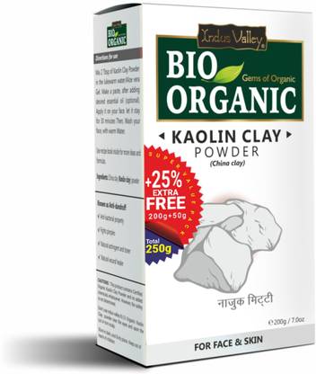 Indus Valley Natural Kaolin Clay Powder |China clay - For Acne, Blackheads & Glowing Skin