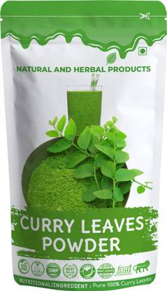NATURAL AND HERBAL PRODUCTS Curry Leaves Powder for Eating | Diabetes | Weight Loss | Cooking | Hair Growth