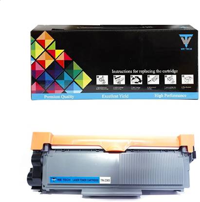 wetech TN 2365 / TN - 2365 Compatible toner cartridge for Brother HL-L2300 / L2305 / L2320 / L221D / L2340 / L2360 / DCP-L2541DW / L2520 / L2540 / MFC-L2700 / L2740 / L2701DW / HL-L2321D Black Ink Toner
