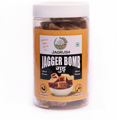 JAGRUSH Mithas Meri Mitti Ki Jagrush Jagger Bomb Mixed GUR Block Jaggery