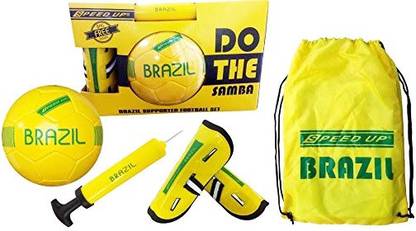 Speed Up Brazil Supporter Football Set (Size 5) Football Kit