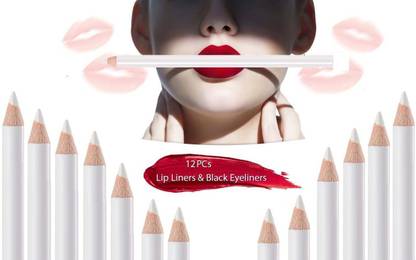 YAWI Lip Liners Pencil Set with 12 Pencil , Premium Waterproof Smooth Lip Pencils