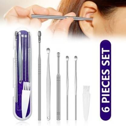 ShopCircuit Ear Curettage Earwax Removal Ear Wax Cleaner Swab Spiral Ear Pick