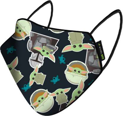 airific by nirvana being cloth face mask Mini Yoda Face Covering Mask_L Cloth Mask