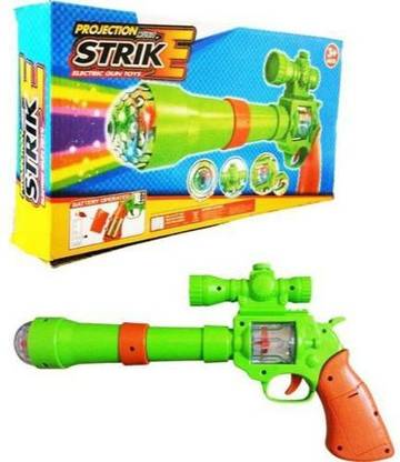 Pepino Proper Strike Gun Toy For Kids Led Light 3d Projection