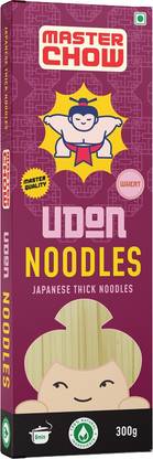 MasterChow Udon Noodles - Thick, Flat Wheat Noodle Instant Noodles Vegetarian