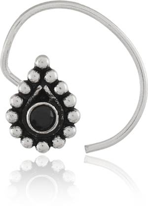Nemichand Jewels Sterling Silver Nose Stud