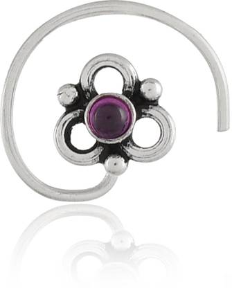 Nemichand Jewels Sterling Silver Nose Stud