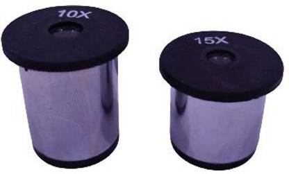 Monarch Scientific Industries (MSW) 10X and 15X Huygenian Eyepiece Objective Microscope Lens