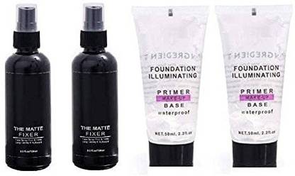 Kamz Fixer combo with Primer Foundation Luxury Primer - 150 ml (Pack of 2) Primer  - 300 ml