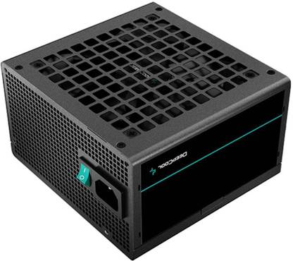 Deepcool PF550, 550 Watt, 80 Plus Standard Power Supply/PSU for Gaming PC - Black 550 Watts Computer PSU with 2 SATA Cables