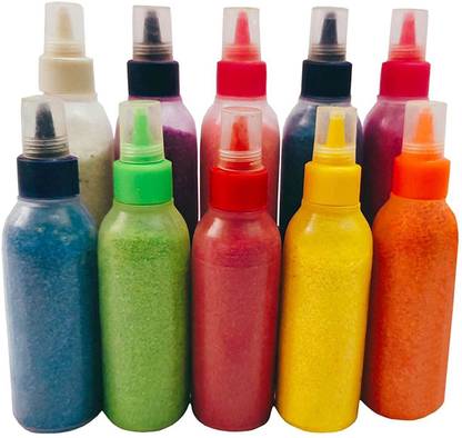 ARTH Pack of 10 Rangoli Powder