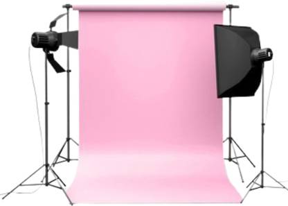 Windrop Solutions 4x10 feet ROSE PINK Screen Background Backdrop Photo Videos Reflector