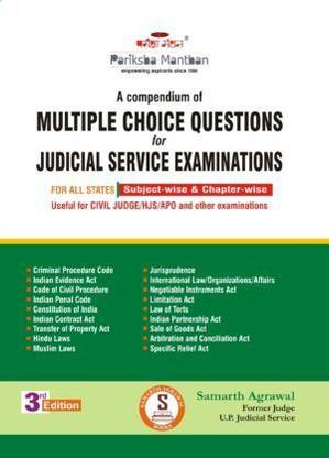 Multiple Choice Questions - MCQ For Judicial Service Exams - Useful For UP Civil Judge, DJS, MP Civil Judge, RJS, APP, APO, HJS And Other Competitive Exams