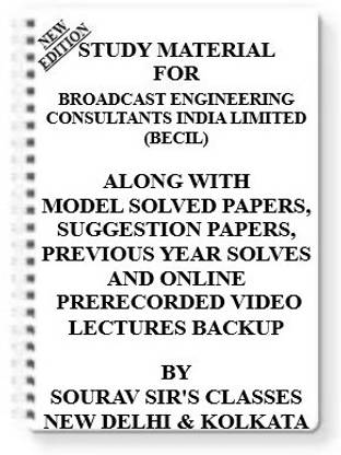 Study Material On Broadcast Engineering Consultants India Limited (Becil) [pack Of 4 Books] With Model Question Papers + Topicwise Analysis + Mcq Questions+ Special Practice Set