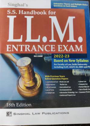 Singhal S.S Hand Book For LLM Entrance Exam